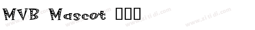 MVB Mascot字体转换